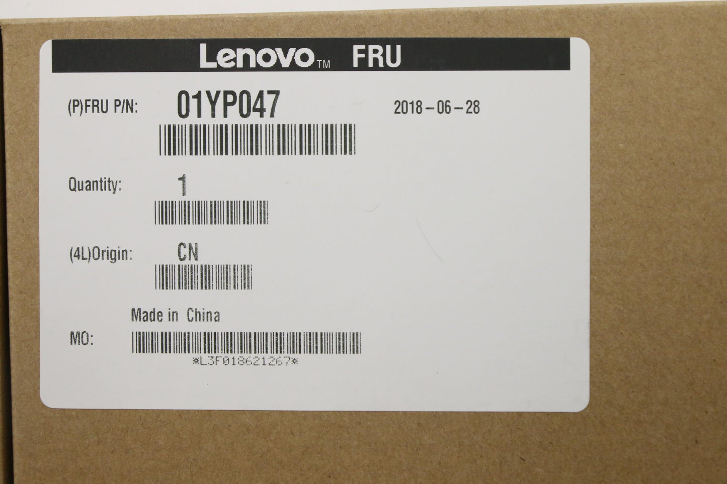 Lenovo 01YP047 Fru Como Skchykbblbkbg