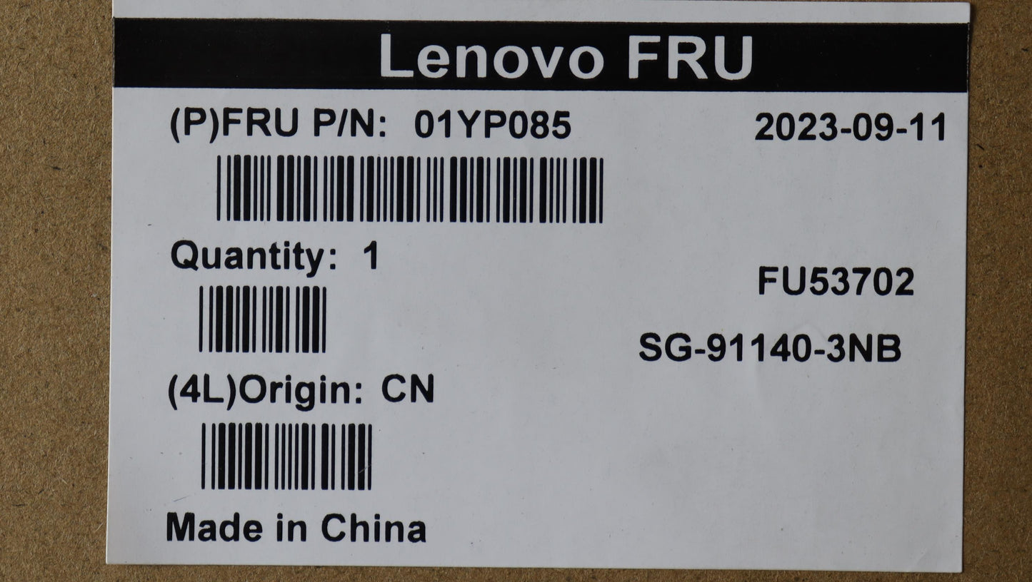 Lenovo 01YP085 Fru Como Skltnkbbkara