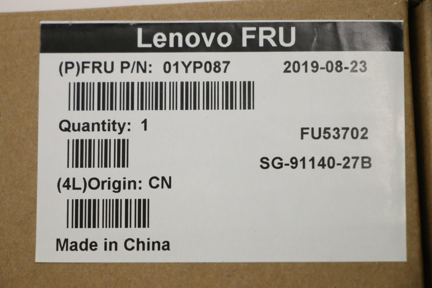 Lenovo 01YP087 Fru Como Skltnkbbkbg