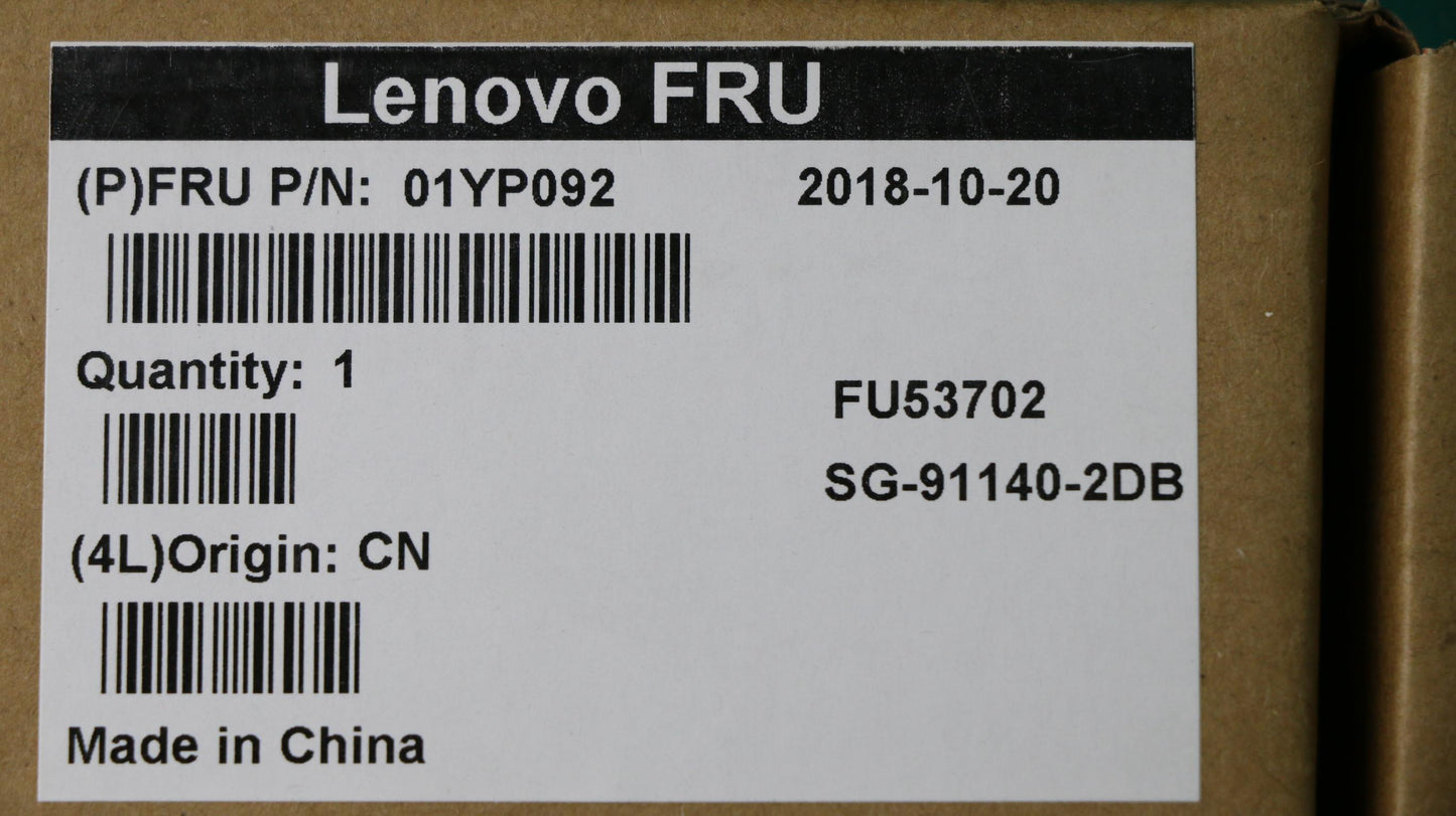 Lenovo 01YP092 Fru Como Skltnkbbkde