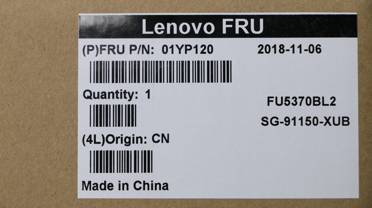 Lenovo (01YP120) FRU Como SK, LTN, Keyboard with Backlight, Black, US