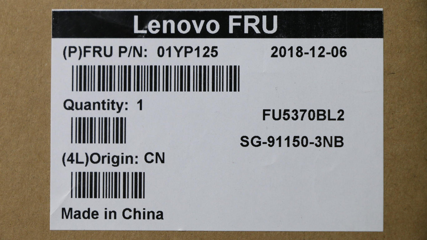 Lenovo 01YP125 Fru Como Skltnkbblbkara