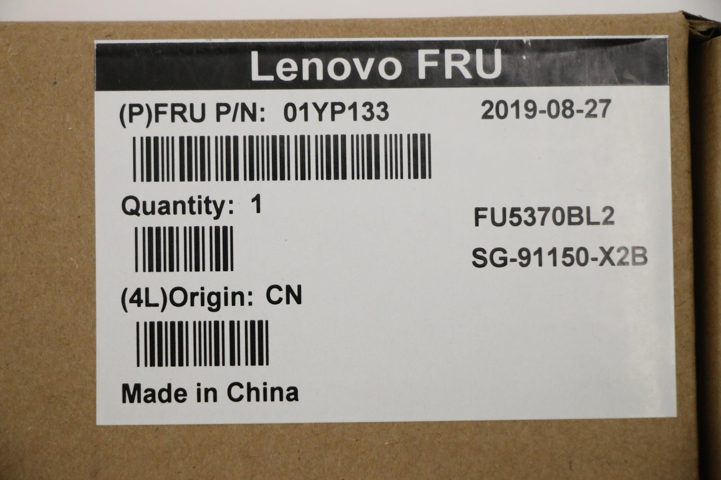 Lenovo 01YP133 Fru Como Skltnkbblbkgr