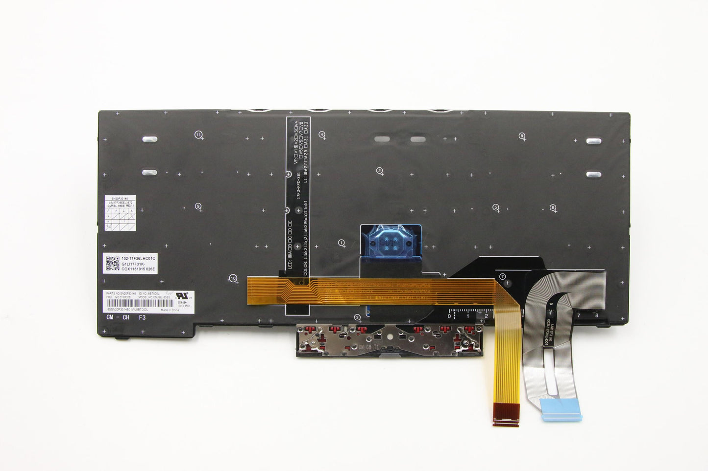 Lenovo 01YP316 Assembly Kb Wframebutton Bl Bk