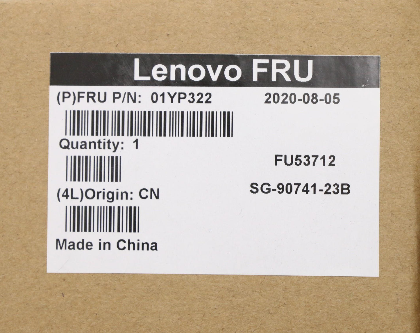 Lenovo 01YP322 Fru Como Fl Ltn Kb Bk Cfr