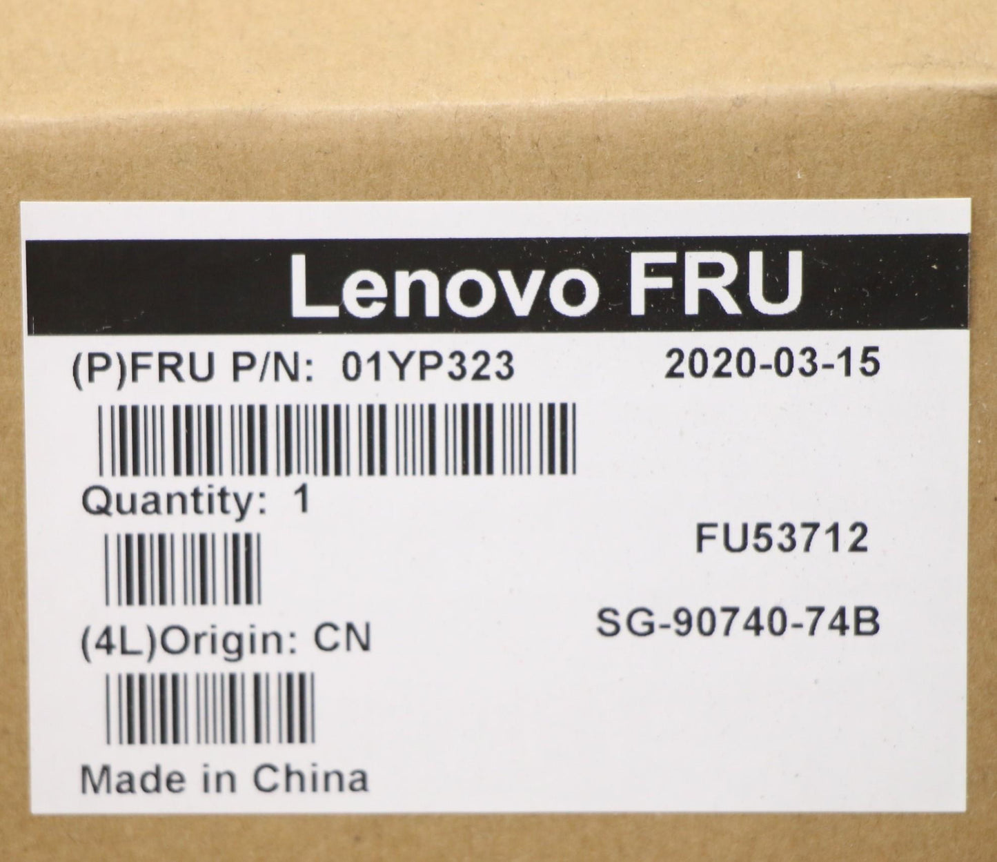 Lenovo 01YP323 Fru Como Fl Ltn Kb Bk Las