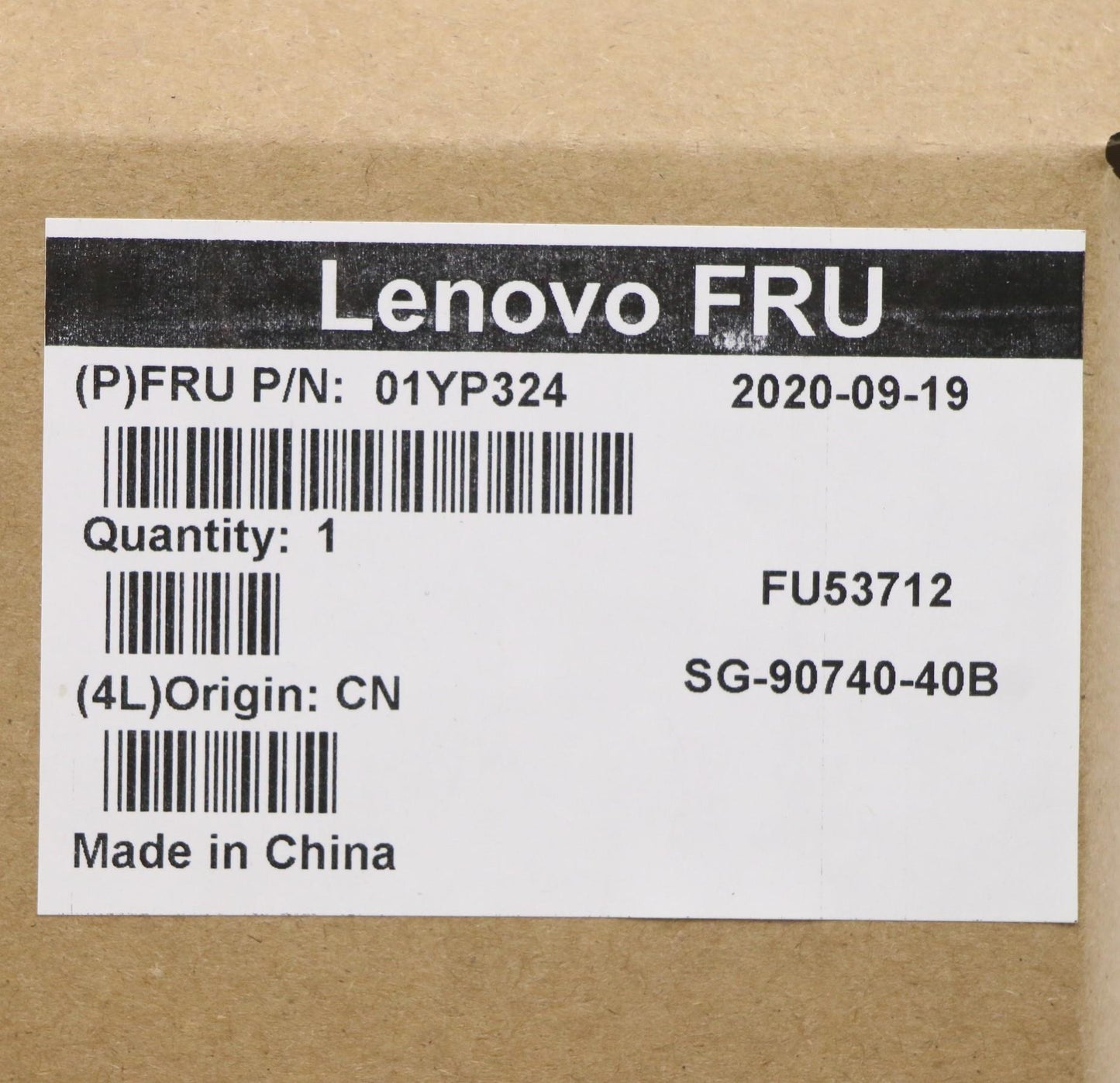 Lenovo 01YP324 Fru Como Fl Ltn Kb Bk Br