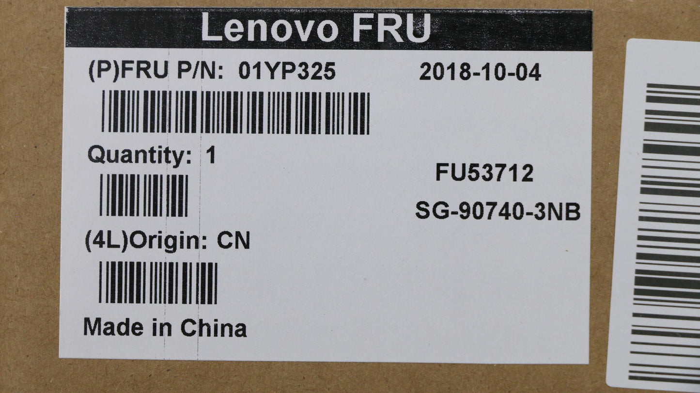 Lenovo 01YP325 Fru Como Fl Ltn Kb Bk Ara