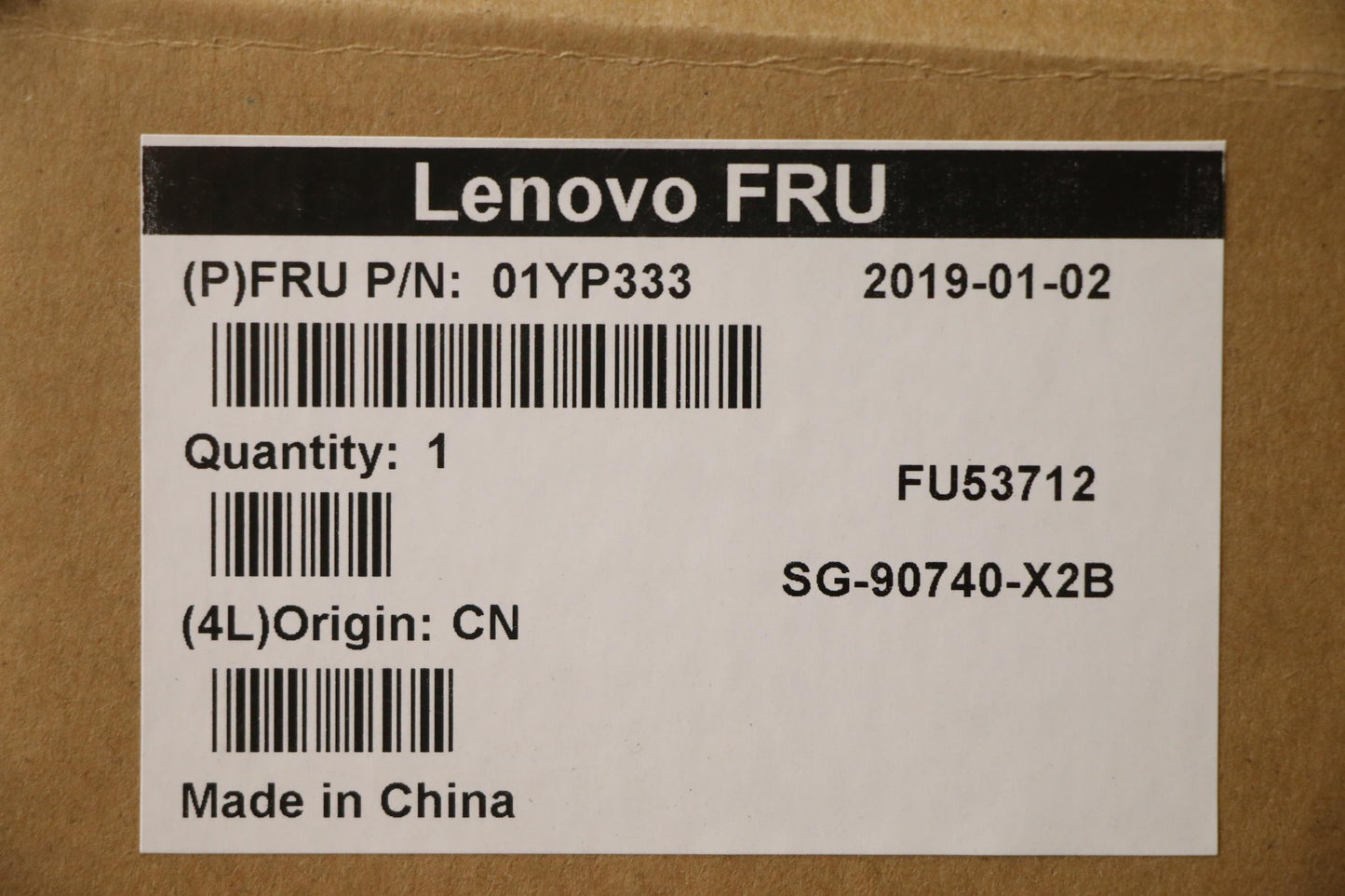 Lenovo 01YP333 Fru Como Fl Ltn Kb Bk Gr