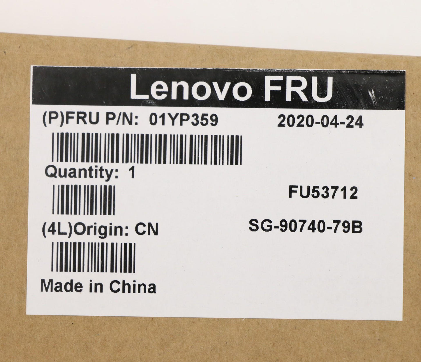 Lenovo 01YP359 Fru Como Fl Ltn Kbbl Bk Ara