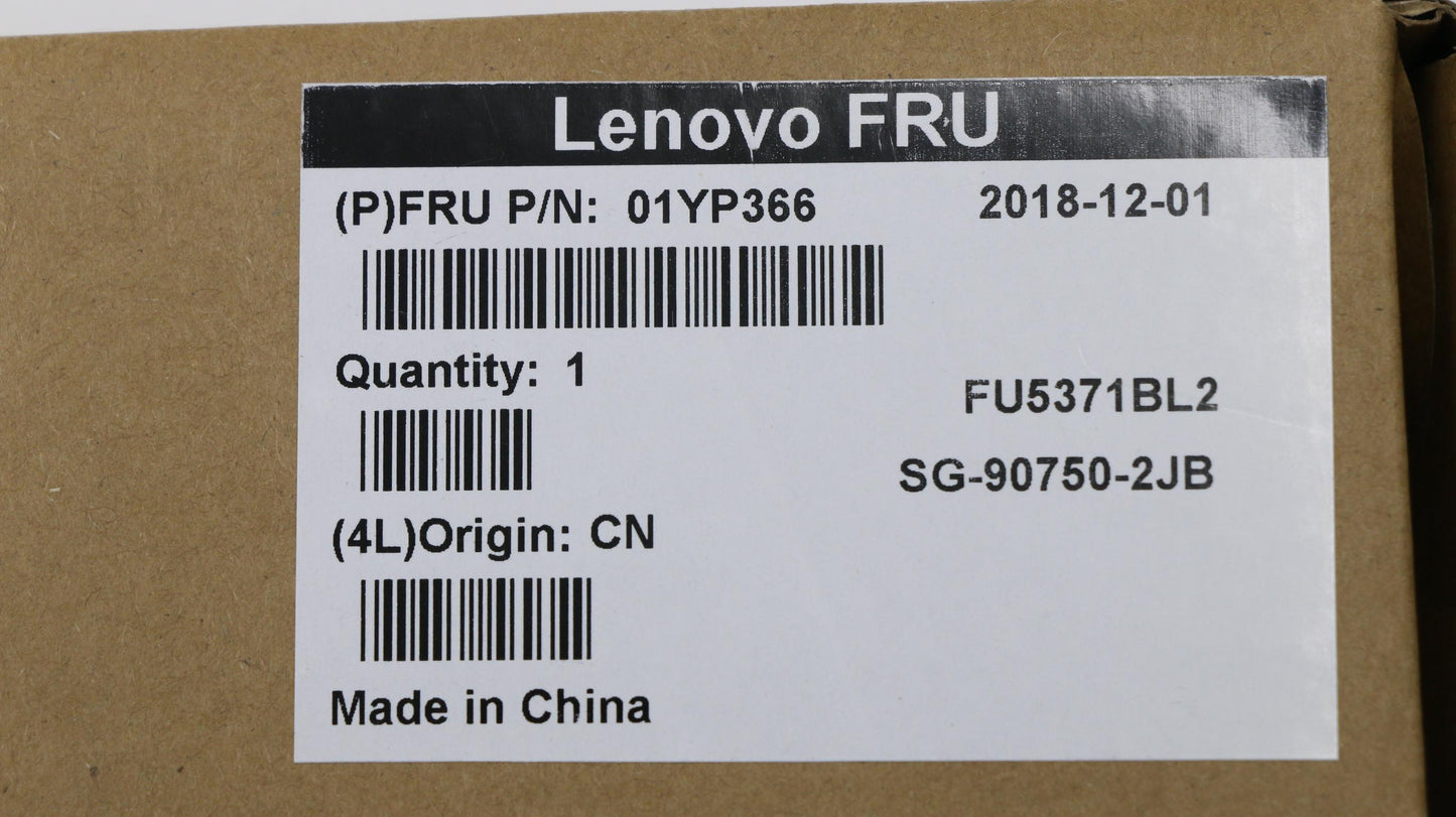 Lenovo 01YP366 Fru Como Fl Ltn Kbbl Bk Be