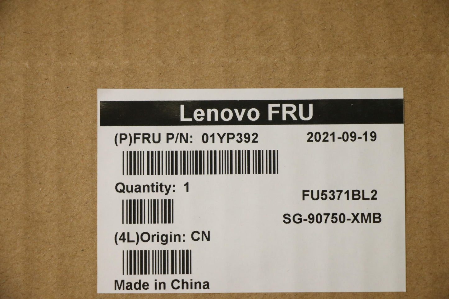 Lenovo 01YP392 Cs162Bcp Mylar Black Tra