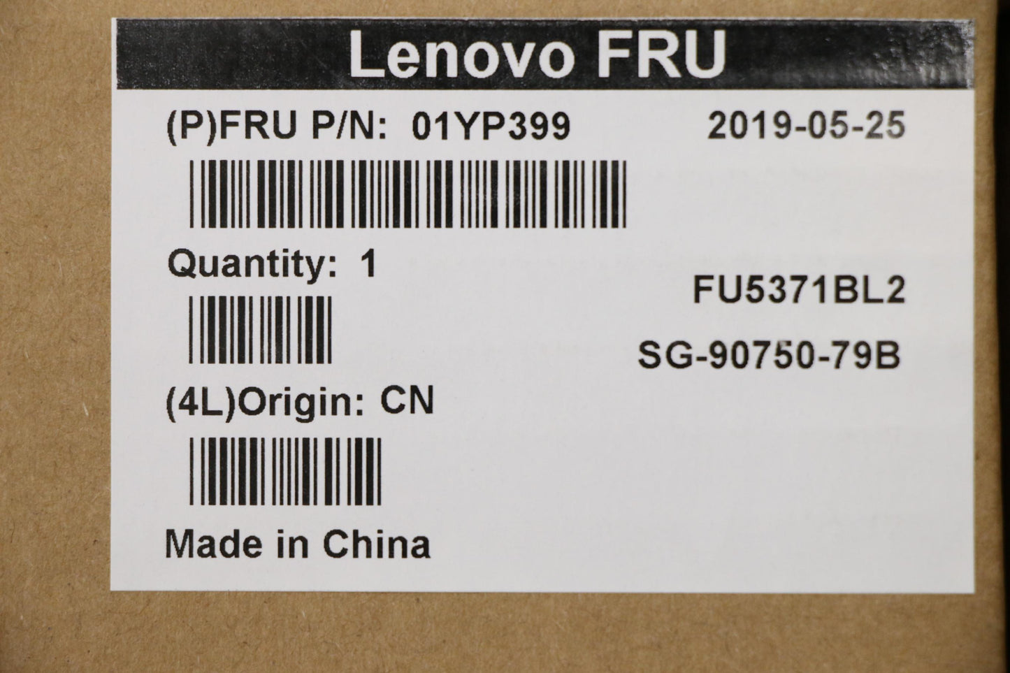 Lenovo 01YP399 Fru Como Fl Ltn Kbbl Bk Nrd