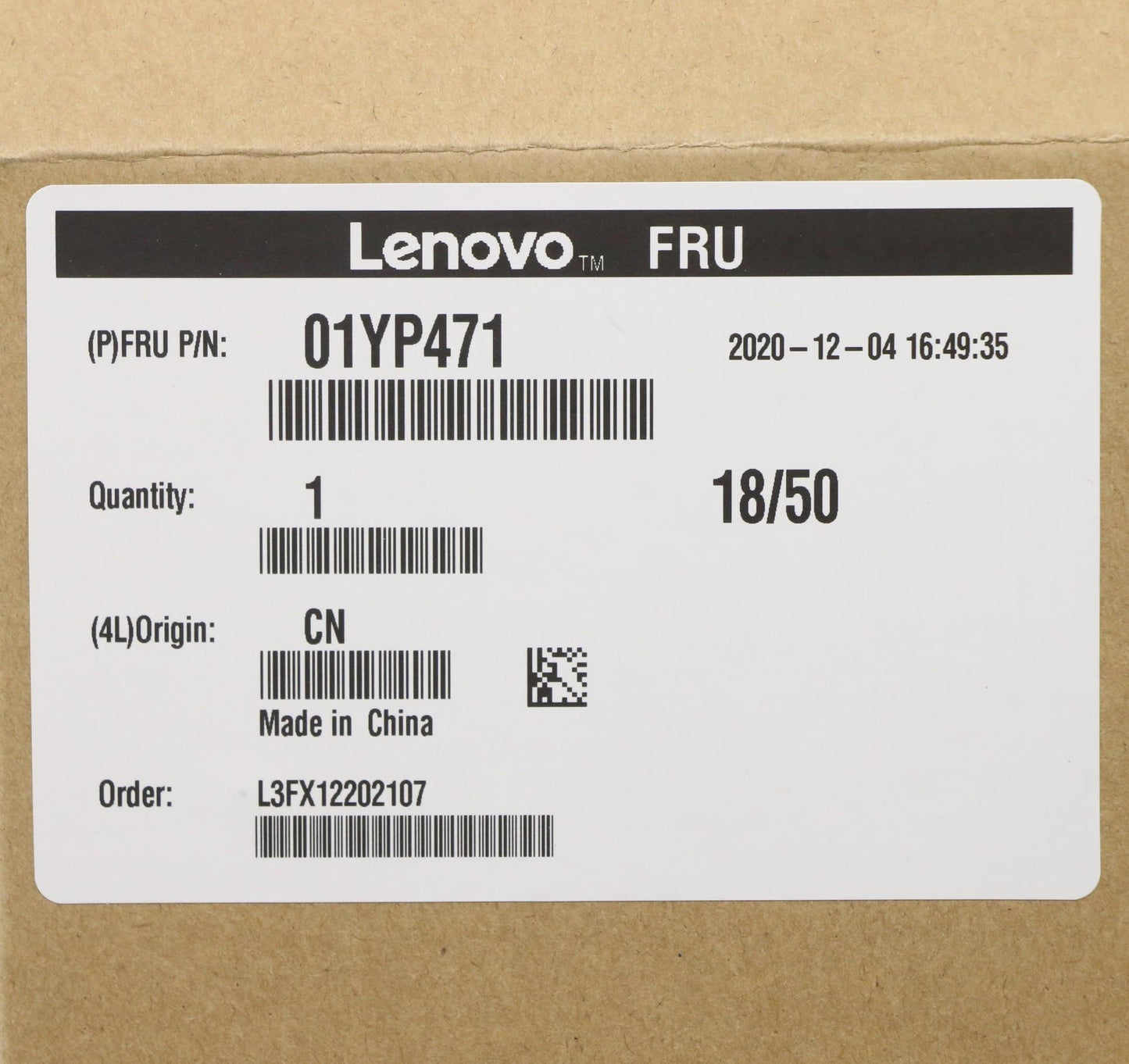 Lenovo 01YP471 Fru Como Fl Pmx Kbbl Bk Kr