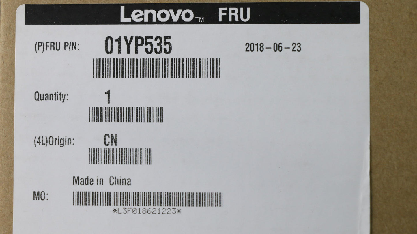 Lenovo 01YP535 Fru Como Fl Srx Kbbl Bk Hu