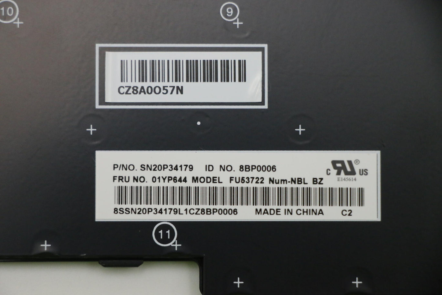 Lenovo 01YP644 Fru Como Nm Ltn Kb Bk Br