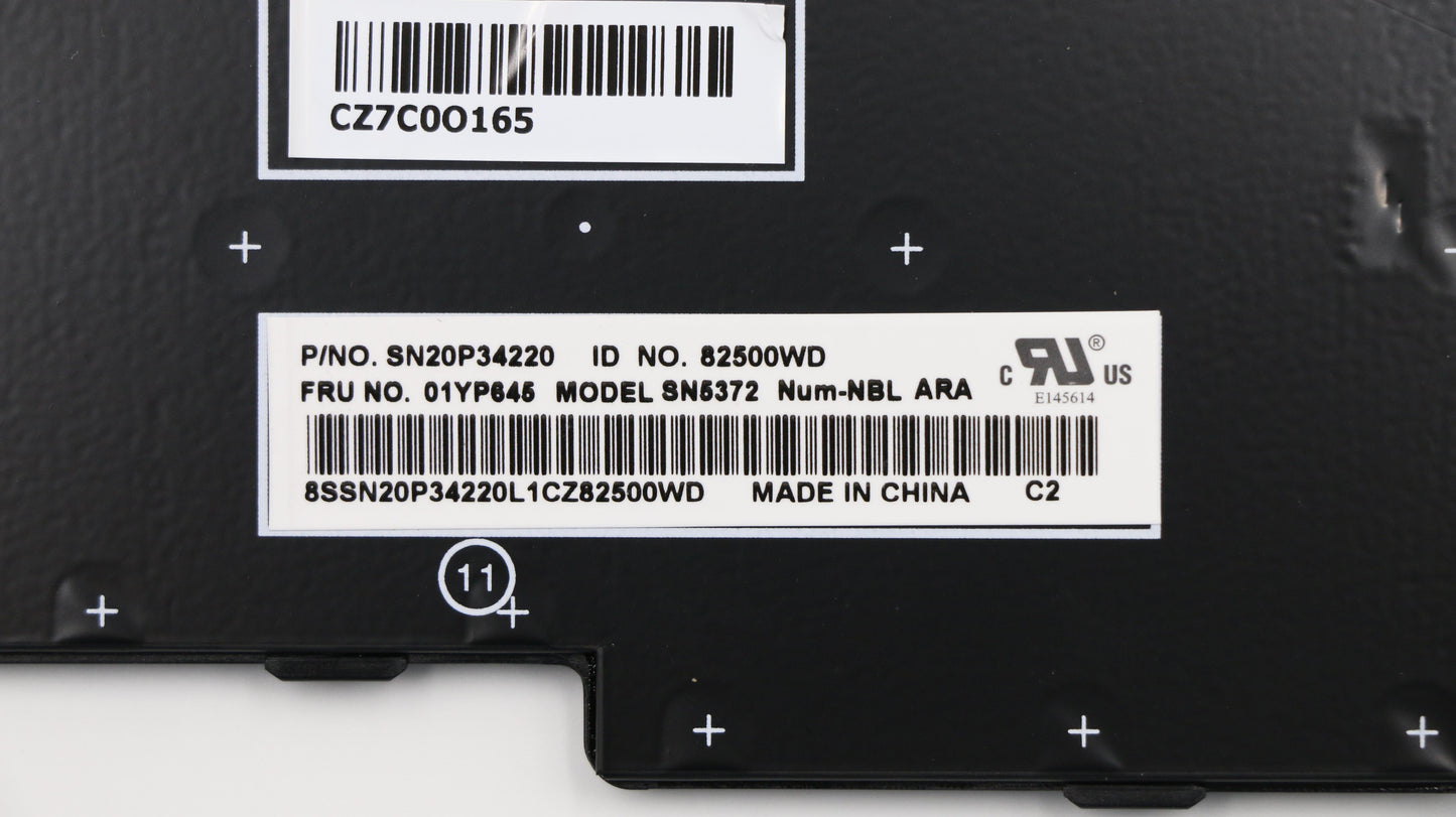 Lenovo 01YP645 Fru Como Nm Ltn Kb Bk Ara