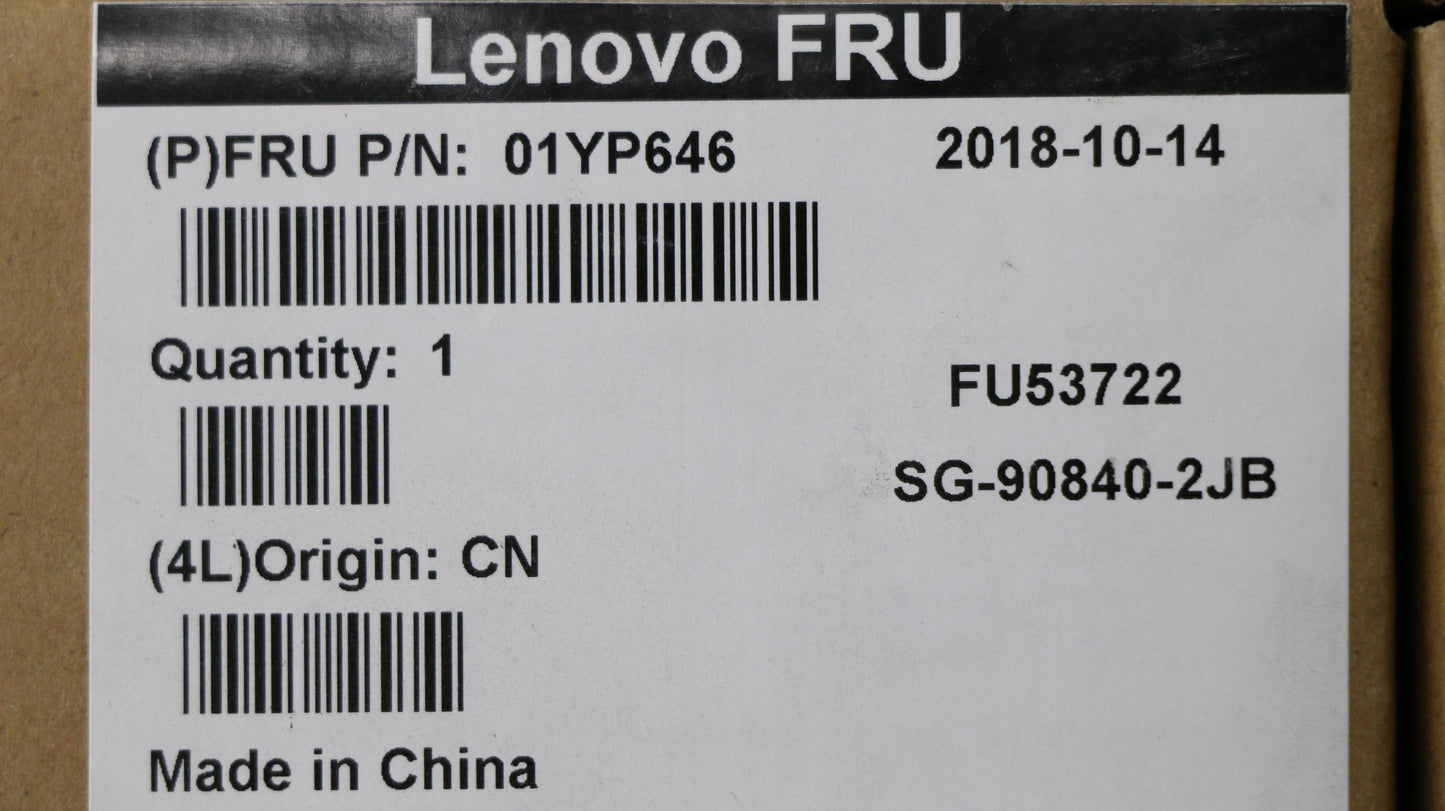 Lenovo 01YP646 Fru Como Nm Ltn Kb Bk Be