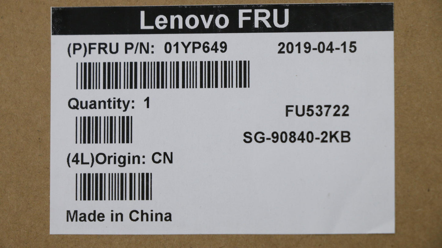 Lenovo 01YP649 Fru Como Nm Ltn Kb Bk Dk