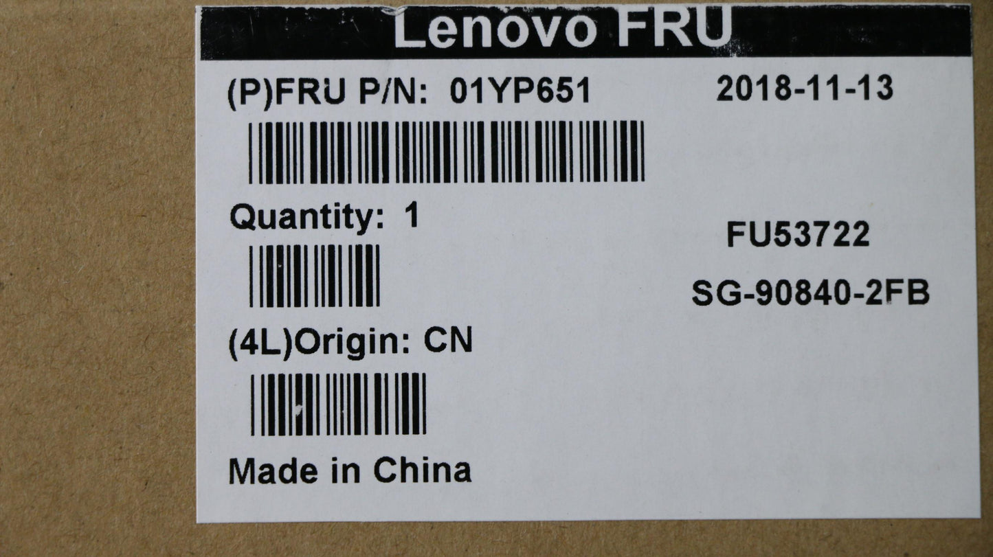 Lenovo 01YP651 Fru Como Nm Ltn Kb Bk Fr