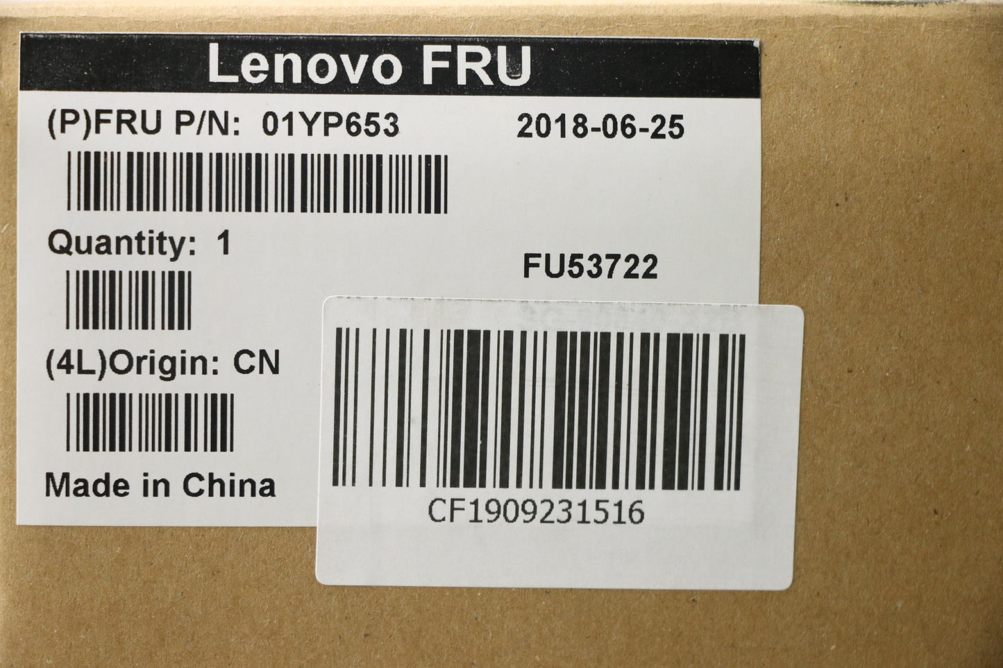 Lenovo 01YP653 Fru Como Nm Ltn Kb Bk Gr