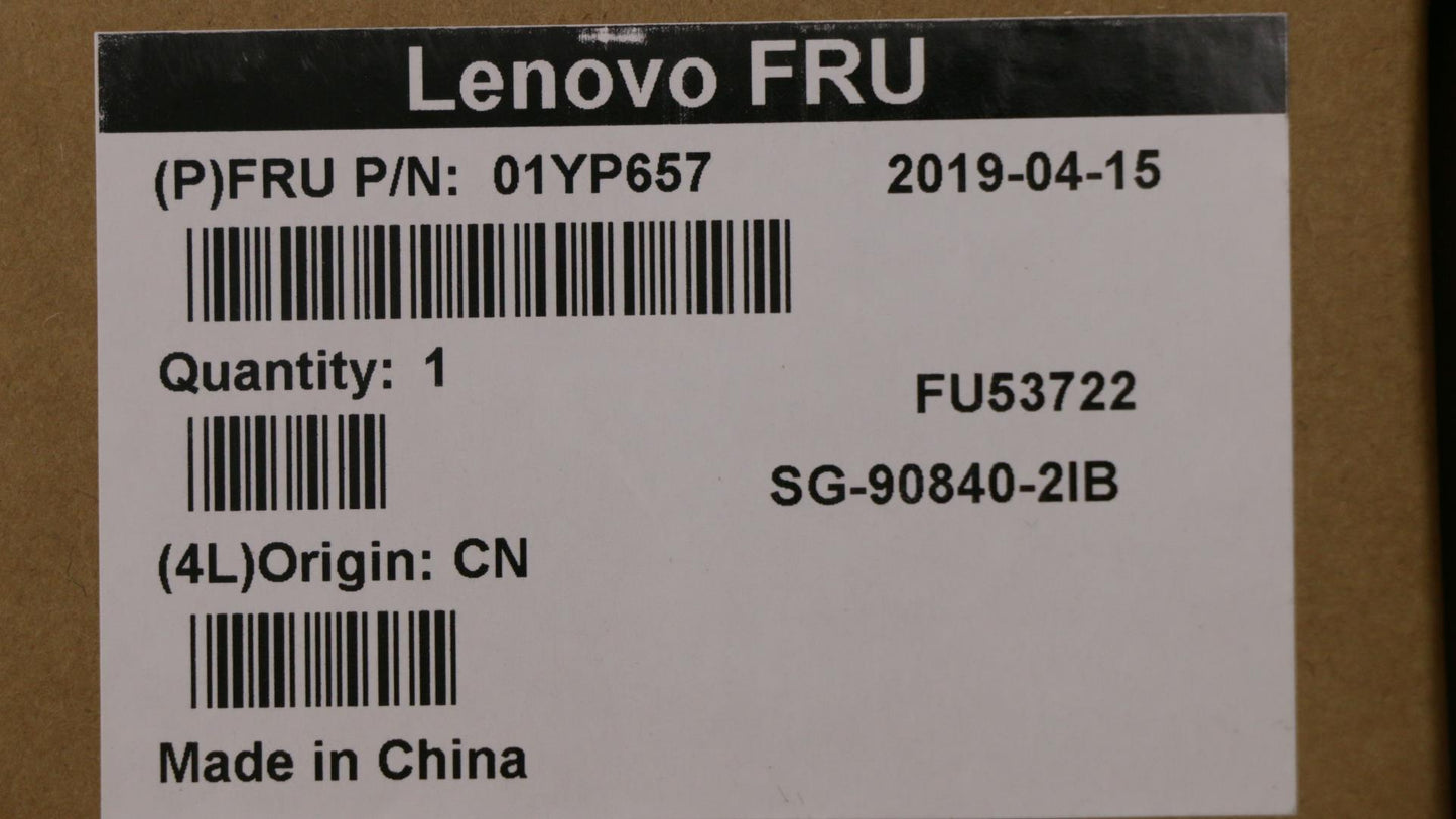 Lenovo 01YP657 Fru Como Nm Ltn Kb Bk Jp