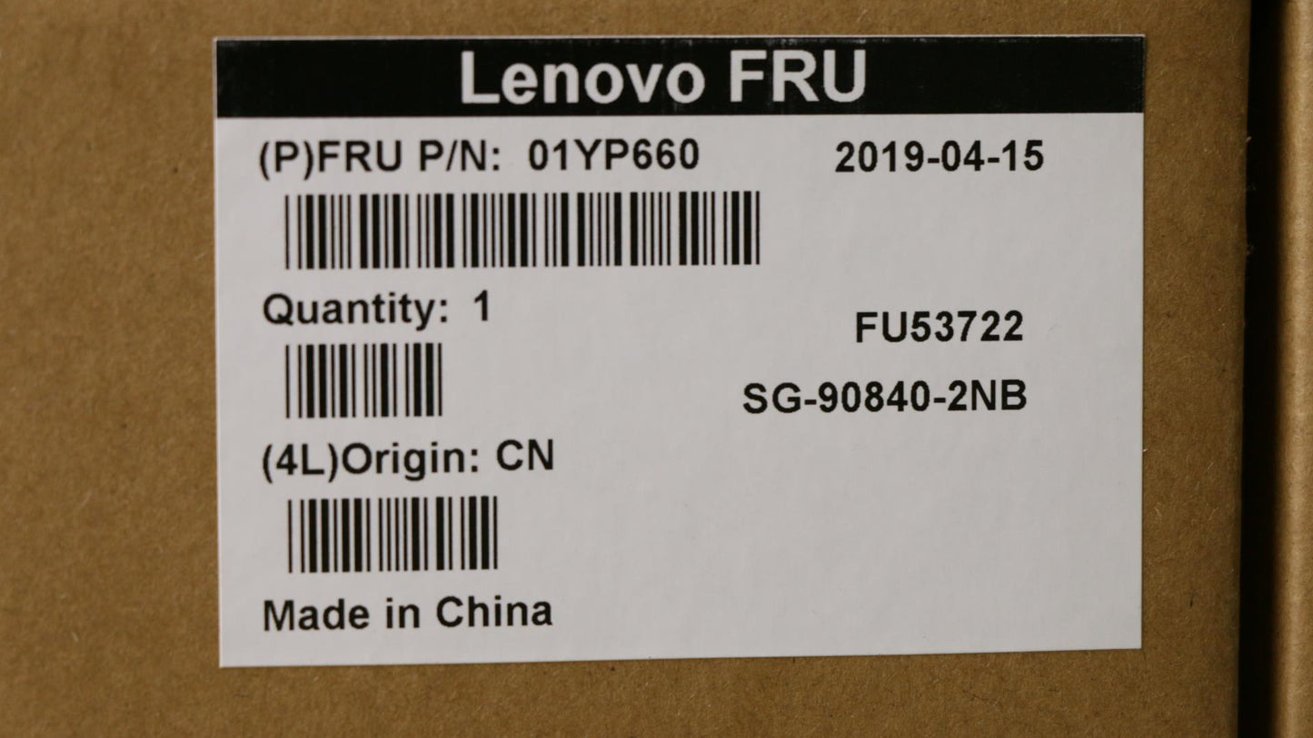 Lenovo 01YP660 Fru Como Nm Ltn Kb Bk No