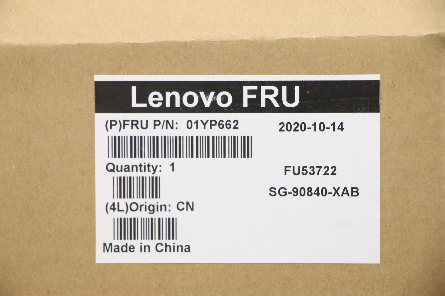 Lenovo 01YP662 Fru Como Nm Ltn Kb Bk Ru