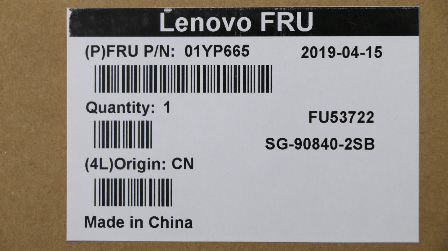 Lenovo 01YP665 Fru Como Nm Ltn Kb Bk Se