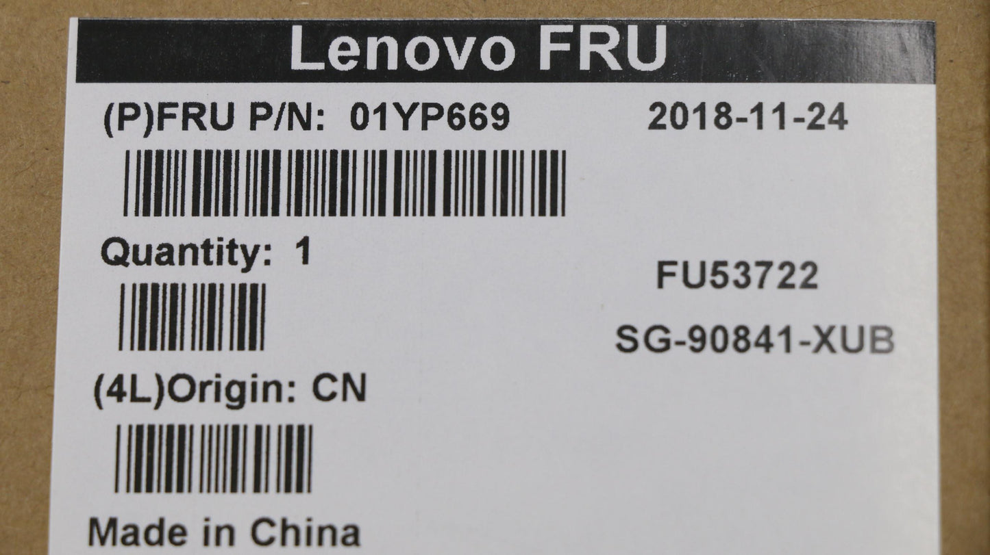 Lenovo 01YP669 Fru Como Nm Ltn Kb Bk Use