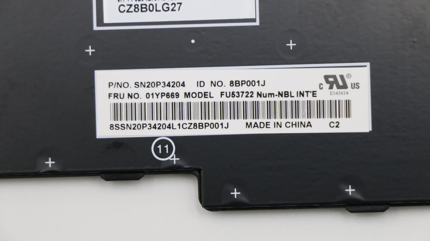 Lenovo 01YP669 Fru Como Nm Ltn Kb Bk Use