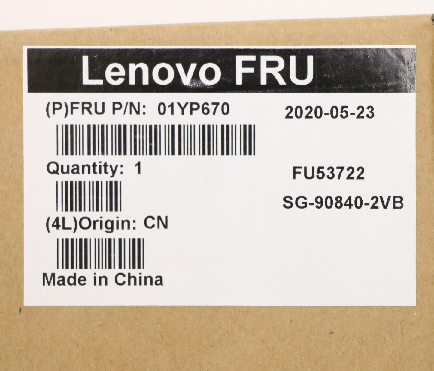 Lenovo 01YP670 Fru Como Nm Ltn Kbbl Bk Us