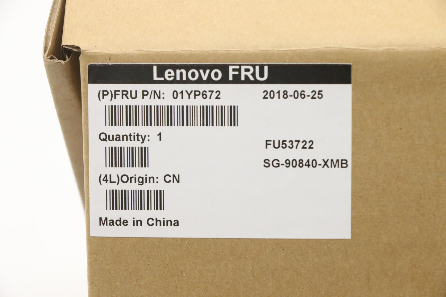 Lenovo 01YP672 Fru Como Nm Ltn Kb Bk Tw