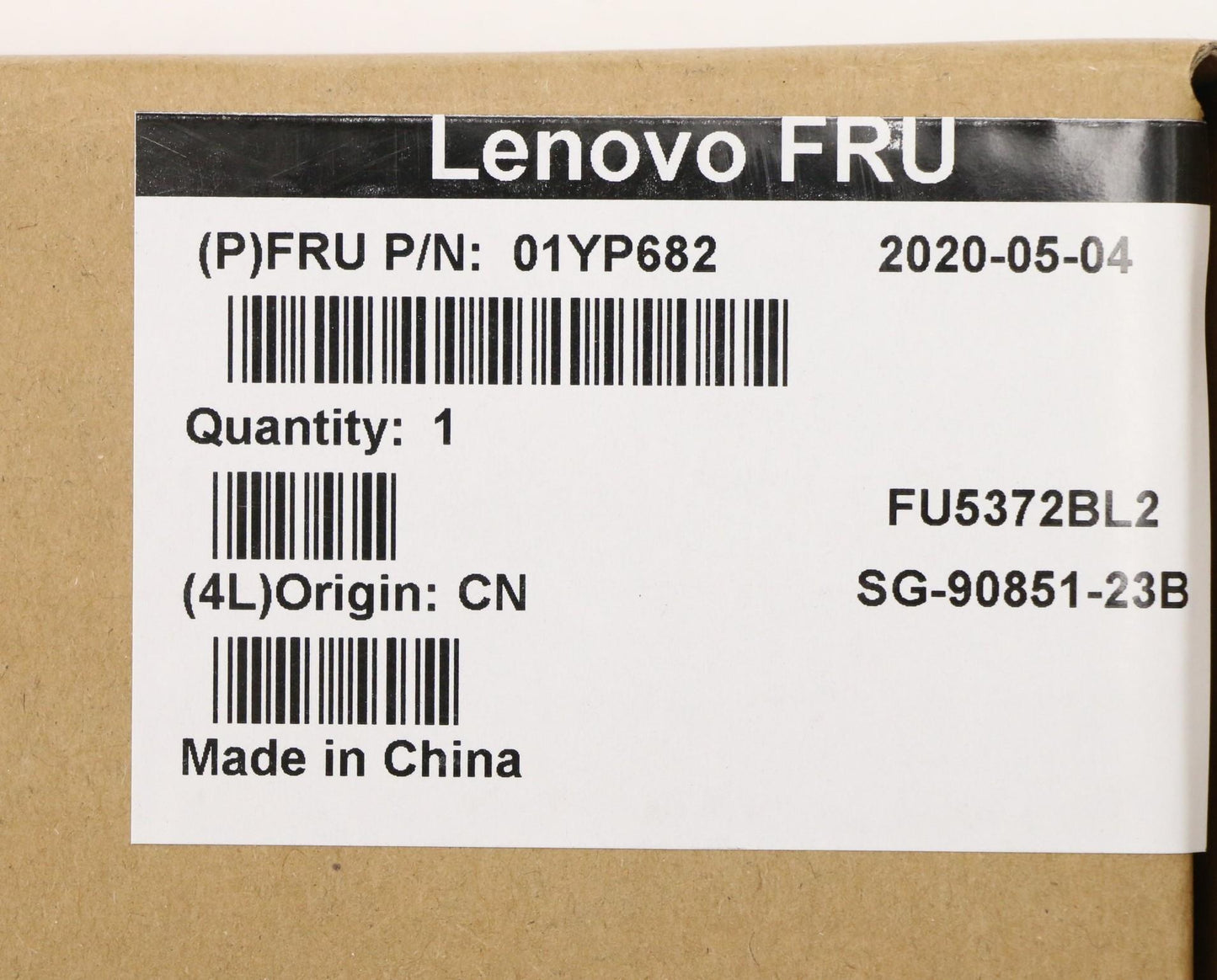 Lenovo (01YP682) Keyboard, Internal, Canadian French 058, Black, Backlight, with Number Pad