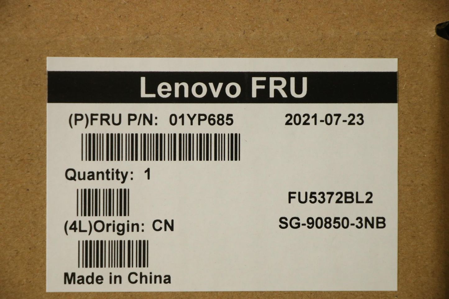 Lenovo 01YP685 Fru Como Nm Ltn Kbbl Bk Be