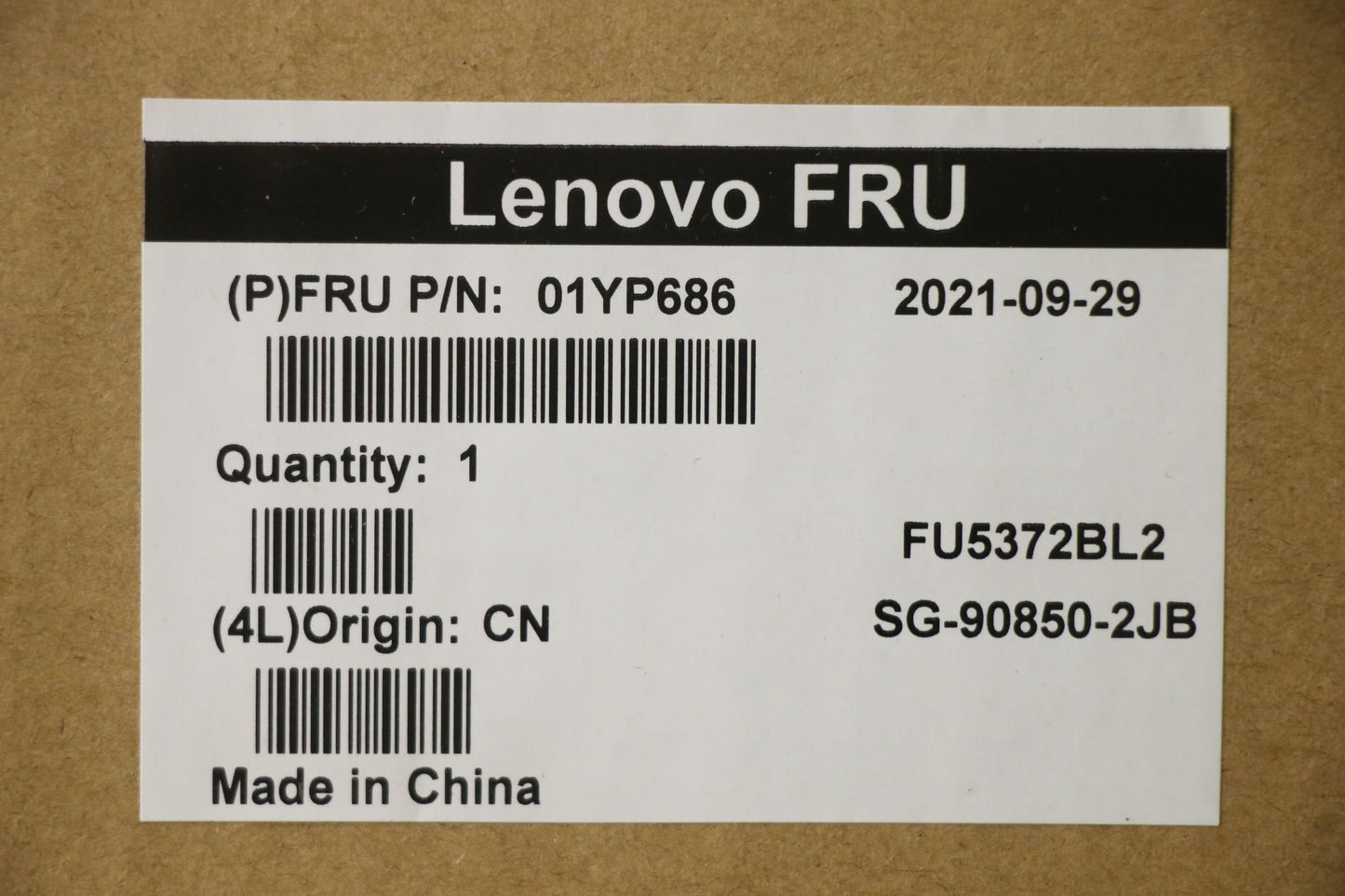 Lenovo 01YP686 Fru Como Nm Ltn Kbbl Bk Bg