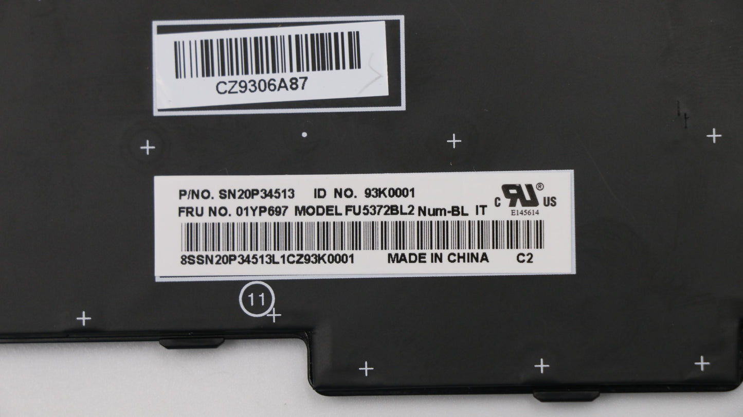 Lenovo 01YP697 Fru Como Nm Ltn Kbbl Bk Si