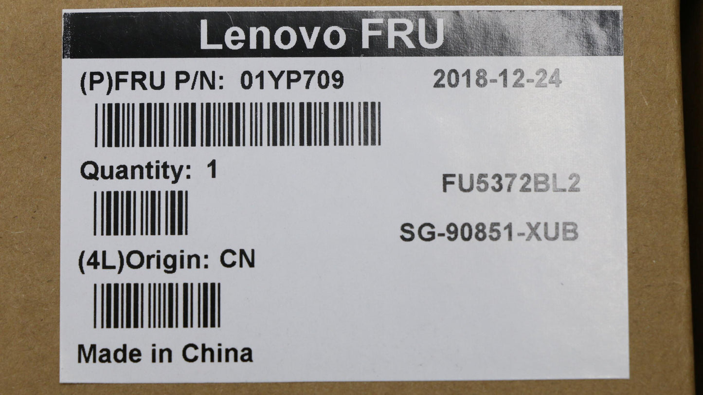 Lenovo 01YP709 Fru Como Nm Ltn Kbbl Bk Use