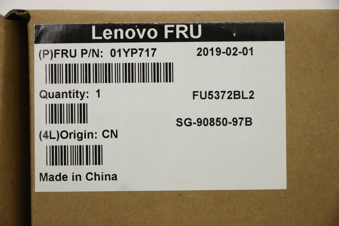 Lenovo 01YP717 Ltn Kb Bl Bk Cfe