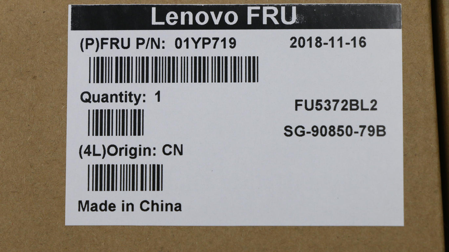 Lenovo 01YP719 Fru Como Nm Ltn Kbbl Bk Nrd