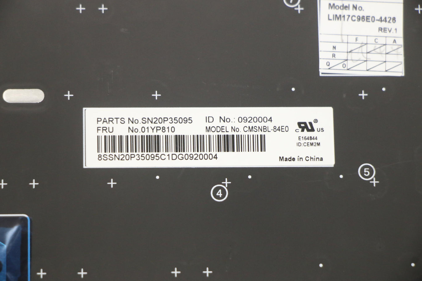 Lenovo Fru Como Sk Chy Kb Sv Es - 01YP810