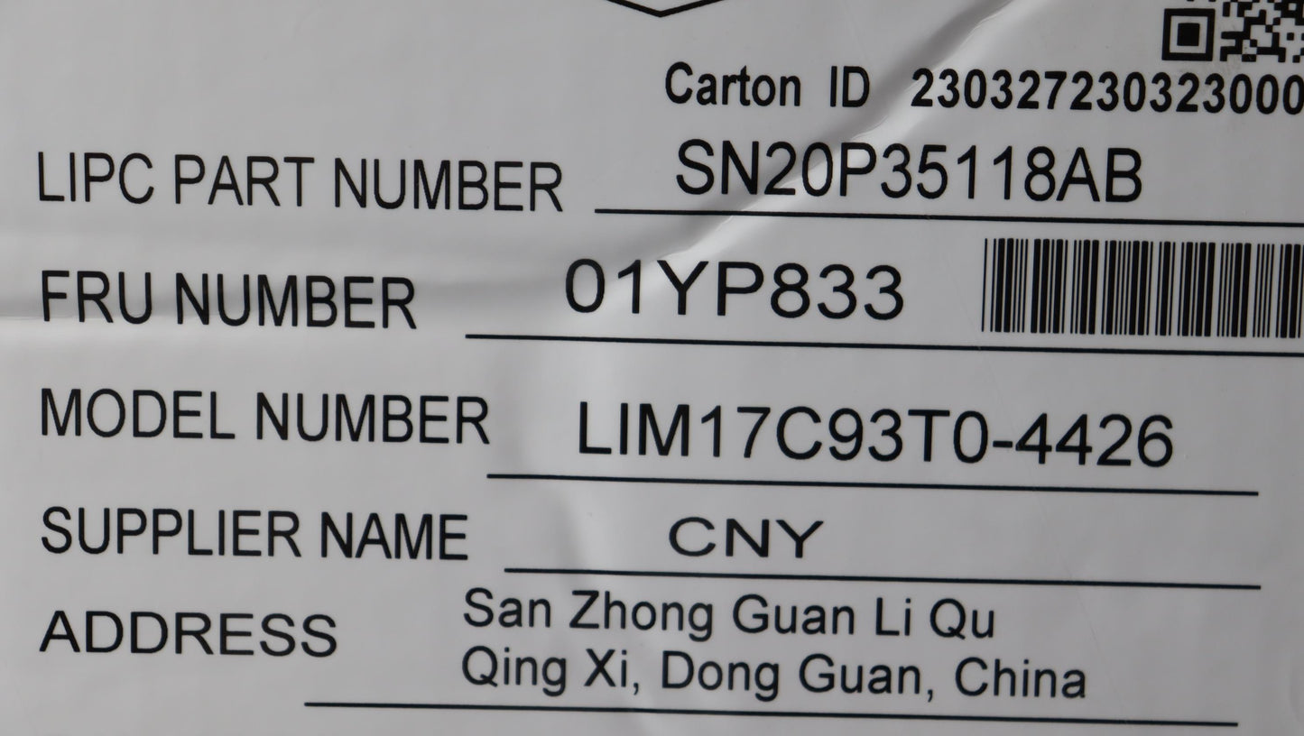 Lenovo Fru Como Sk Chy Kb Sv Th - 01YP833
