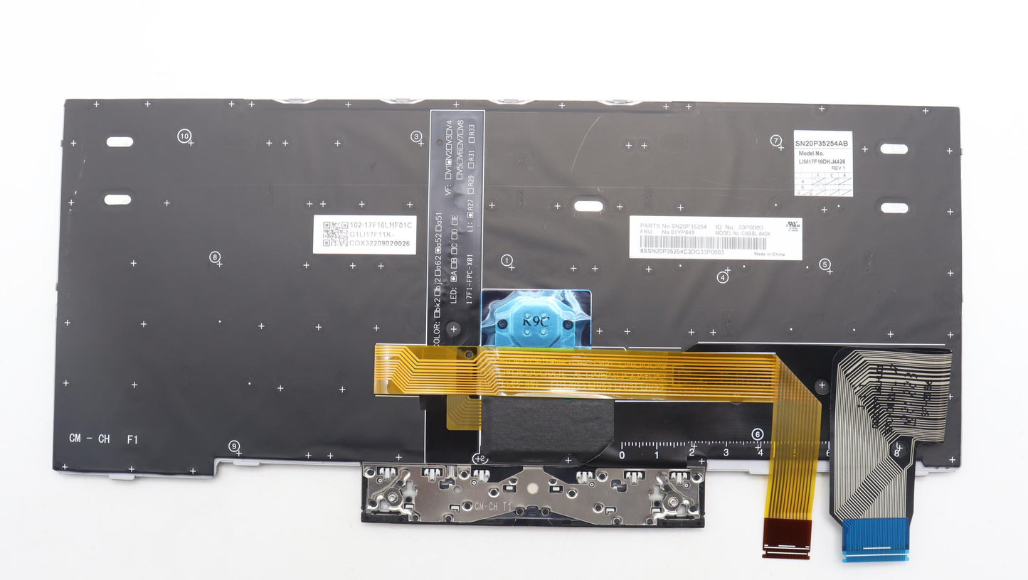 Lenovo Fru Como Sk Chy Kb-Bl Sv Dk - 01YP849