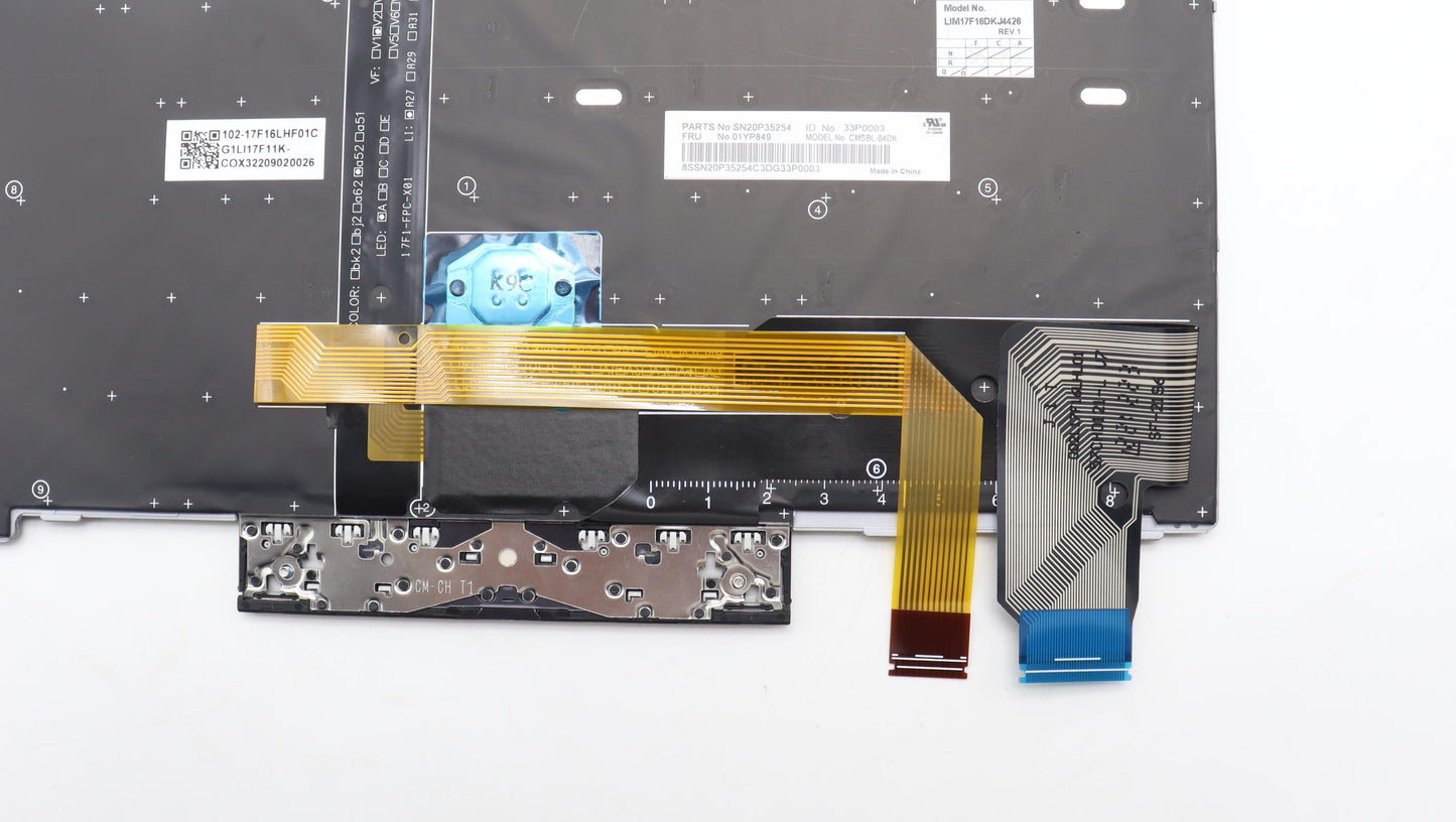 Lenovo Fru Como Sk Chy Kb-Bl Sv Dk - 01YP849