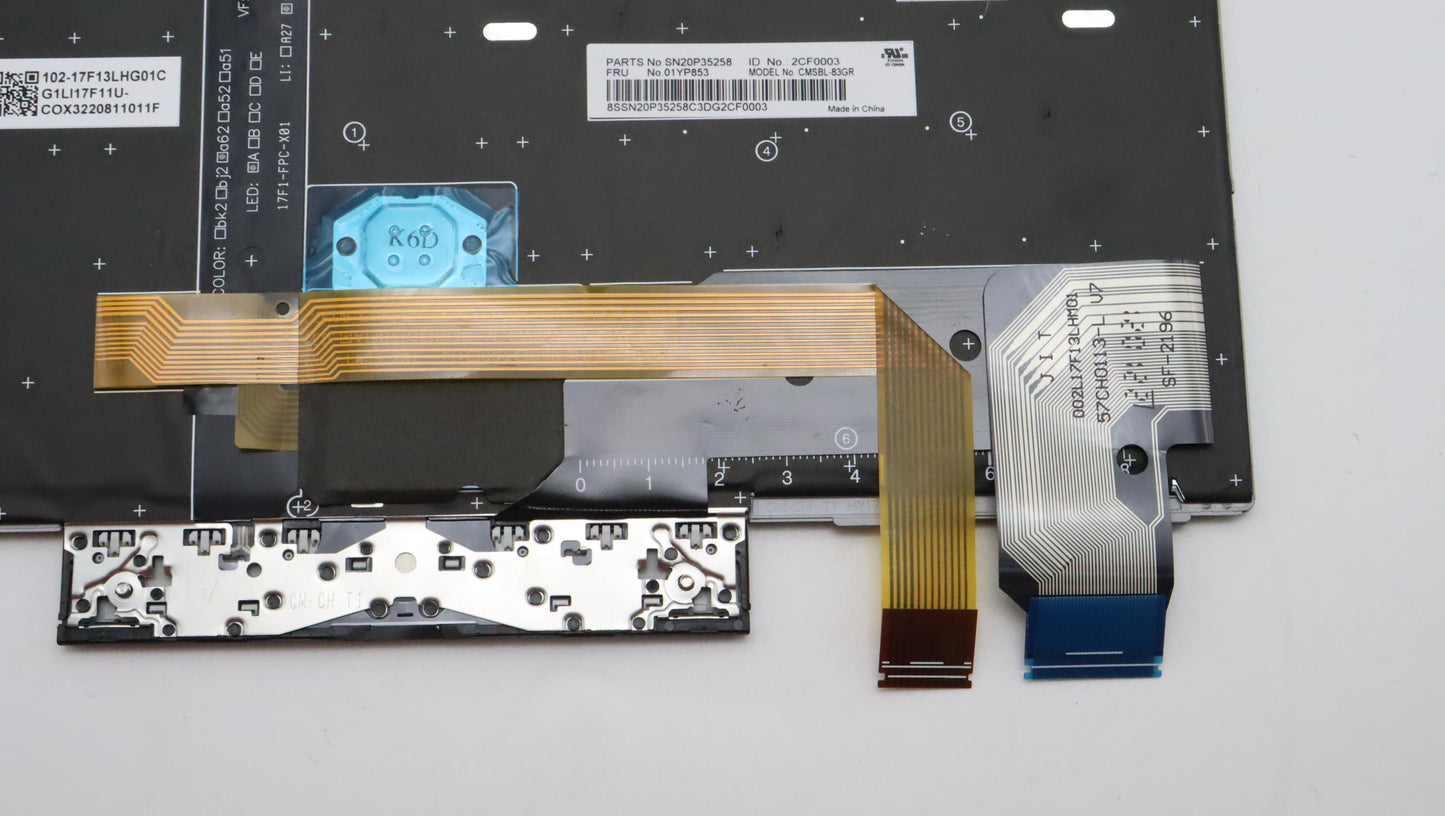 Lenovo Fru Como Sk Chy Kb-Bl Sv Gr - 01YP853