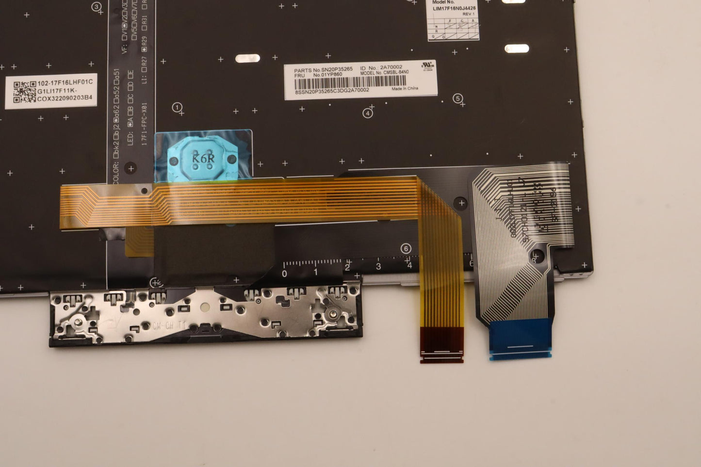 Lenovo Fru Como Sk Chy Kb-Bl Sv No - 01YP860