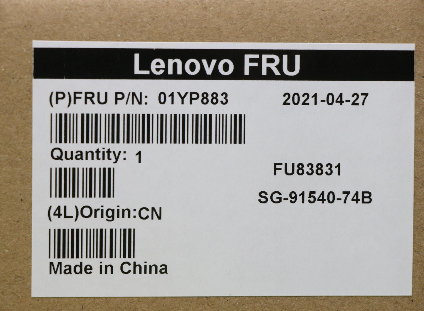 Lenovo Fru Como Sk Ltn Kb Sv Las - 01YP883