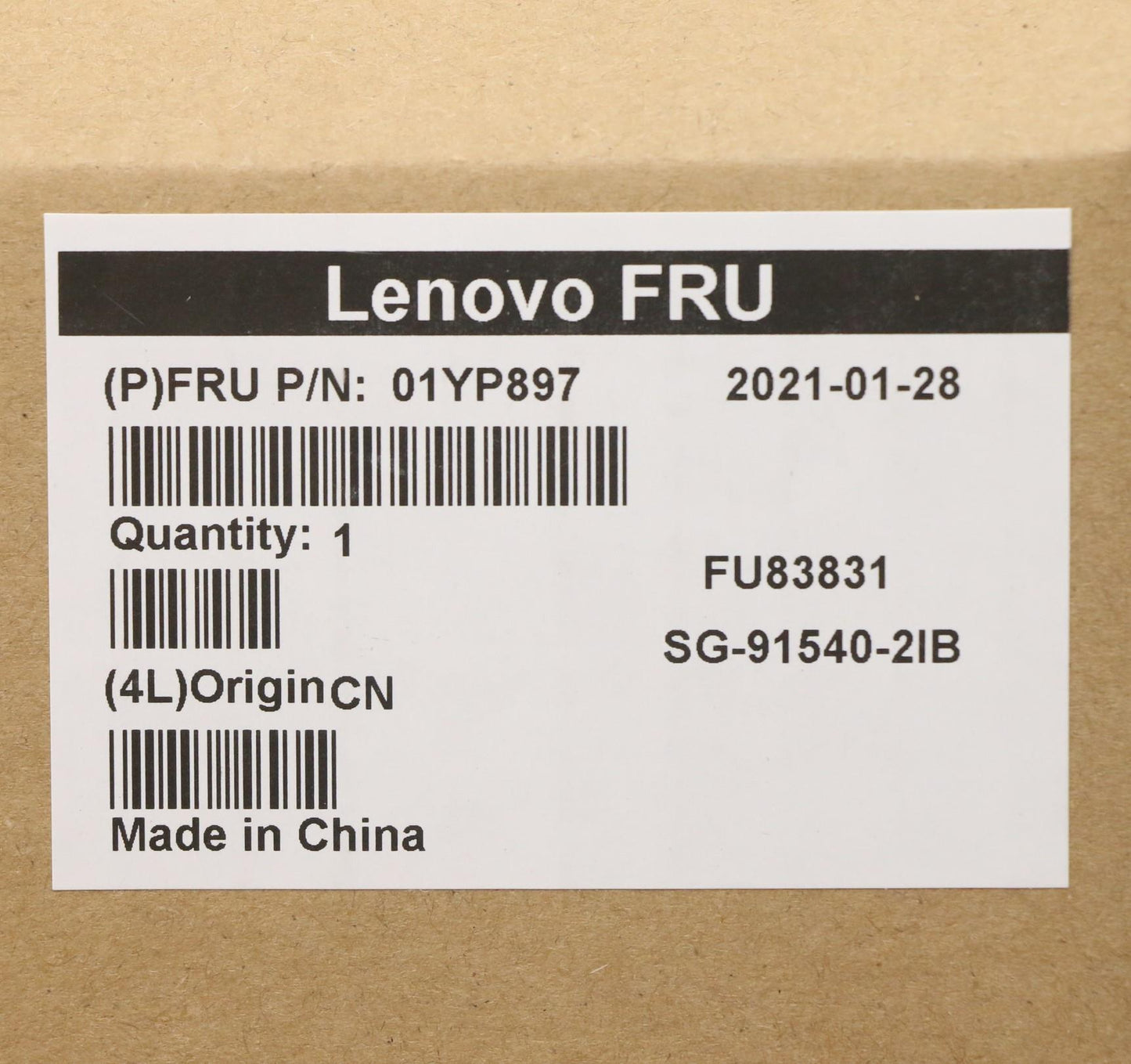 Lenovo Fru Como Sk Ltn Kb Sv It - 01YP897