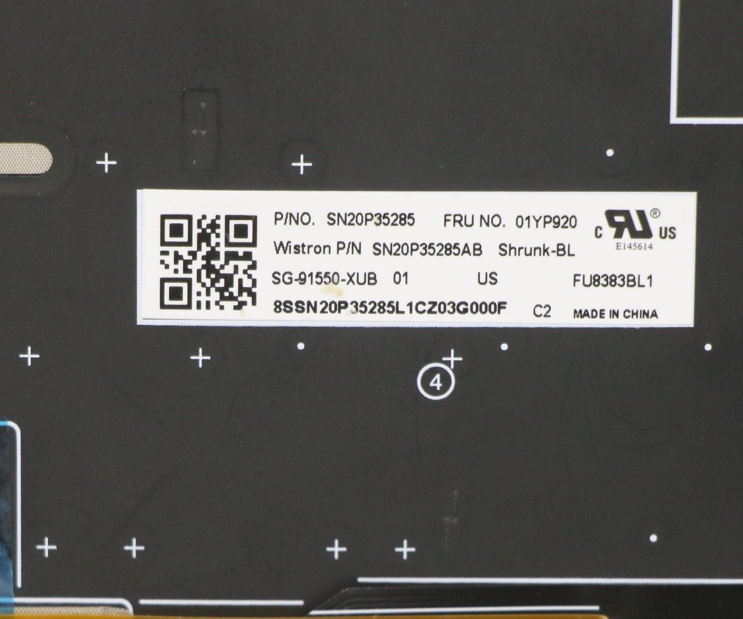 Lenovo Fru Como Sk Ltn Kb-Bl Sv Us - 01YP920