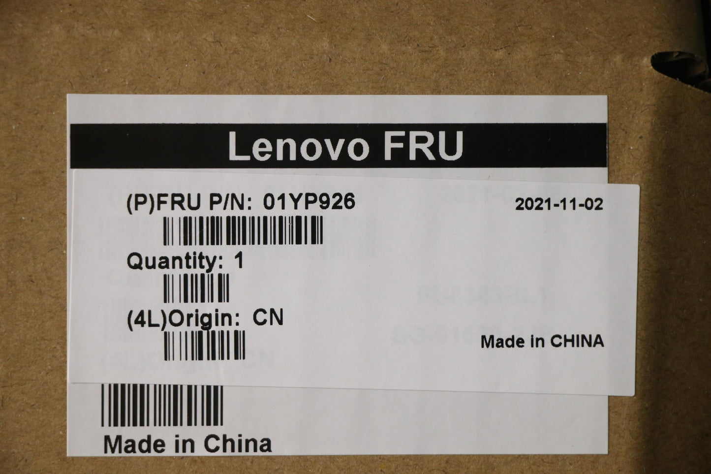 Lenovo Fru Como Sk Ltn Kb-Bl Sv Be - 01YP926